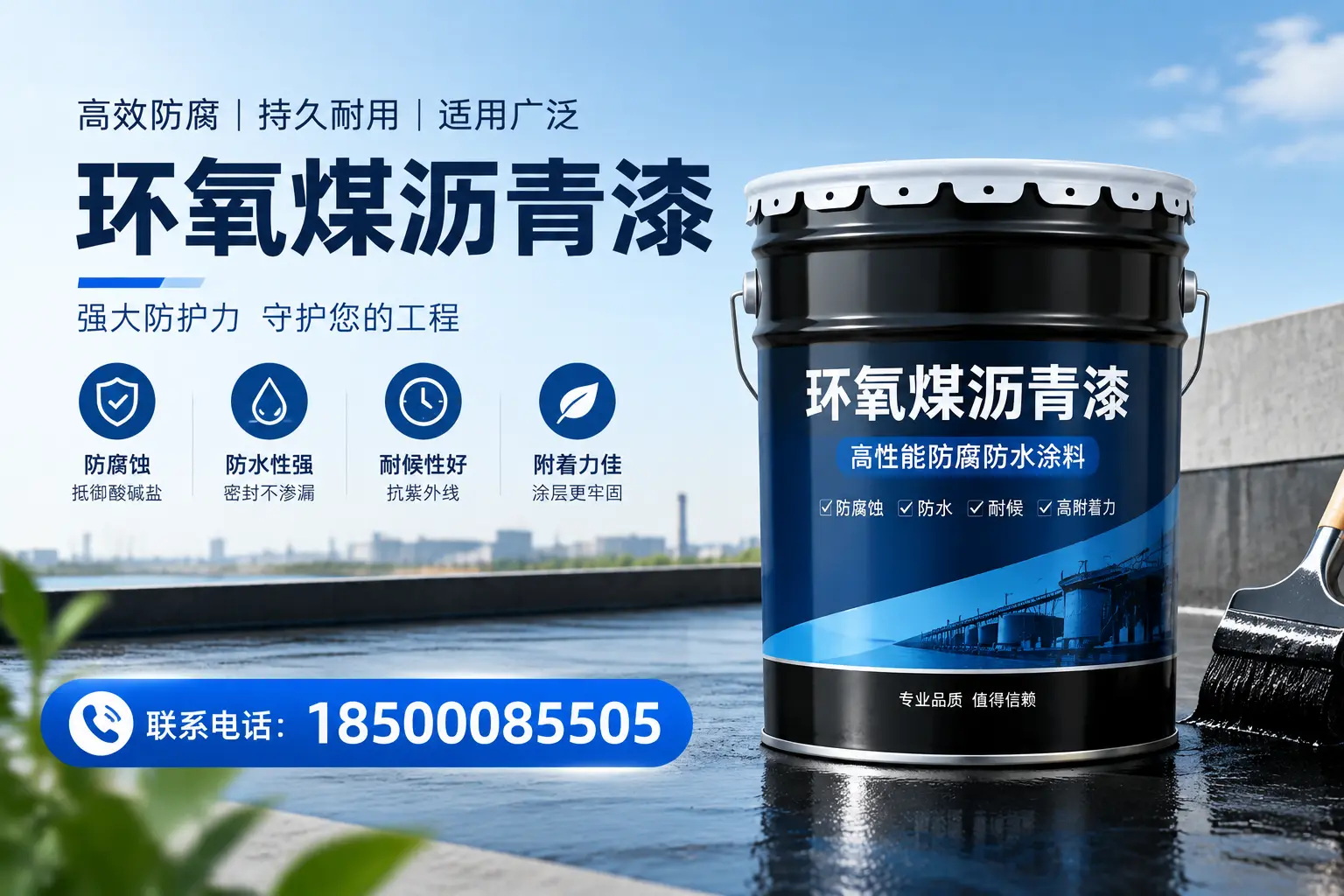 环氧煤沥青漆的施工方法详解,助力抚顺企业高效完成项目